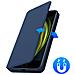 Custodia Iphone Se / 7 / 8 Portacarte Funzione Supporto Similpelle Liscia Blu - Foto miniatura 5