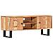 Mobile Porta TV 118x30x45 cm in Legno Massello di Acacia - Foto miniatura 1