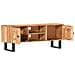 Mobile Porta TV 118x30x45 cm in Legno Massello di Acacia - Foto miniatura 2