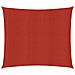 Vela Parasole 160 g / m² Rossa 5x5 m in HDPE - Foto miniatura 1