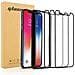 3x Vetro Temperato A Schermo Intero Compatibile Con Apple Iphone Xs In Trasparente Con Nero - 3x Vetro Temperato (tempered) Di Protezione Del Display Con Aiuto Per L'installazione - Foto miniatura 1