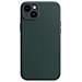 Custodia Iphone 14 Plus In Pelle - Verde Foresta - Foto miniatura 3