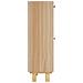 Scarpiera Marrone52x25x80cm Legno Multistrato e Rattan Naturale - Foto miniatura 3