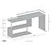 Scrivania Candido, Scrittoio Angolare Porta Pc, Tavolo Multiuso Per Ufficio, Scrivania Salvaspazio Multiposizione, 100% Made In Italy, Cm 120x50h75, Rovere - Foto miniatura 3