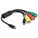 Cavo Hub Usb 2.0 A 4 Porte Da Usb Tipo-c A 3 X Usb-a Femmina + 1 X Usb-c Maschio - Foto miniatura 1
