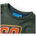 Maglietta Da Bambino A Maniche Lunghe Auto Da Corsa Verde Scuro 128 - Foto miniatura 3