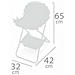 Seggiolina Per Bambole Decuevas Ocean Fantasy Seggiolone 65 X 32 X 42 Cm - Foto miniatura 3