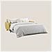Callisto Divano letto matrimoniale in tessuto morbido impermeabile T02 188 cm (mat. 140x197) giallo - Foto miniatura 2