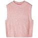 Gilet Da Bambina Lavorato A Maglia Rosa Chiaro 92 - Foto miniatura 1