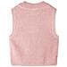 Gilet Da Bambina Lavorato A Maglia Rosa Chiaro 92 - Foto miniatura 2