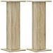 Supporti Altoparlanti 2 Pz Rovere 30x30x80 Cm In Multistrato - Foto miniatura 2