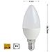 Lampadina Led 8 W Oliva Luce Calda E14 Candela 8w E 14 C36 - Foto miniatura 1