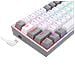 Tastiera USB + RF Wireless + Bluetooth RD-K616-RGB-WG  (Layout Inglese) Colore Grigio, Bianco - Foto miniatura 5