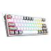 Tastiera USB + RF Wireless + Bluetooth RD-K616-RGB-WG  (Layout Inglese) Colore Grigio, Bianco - Foto miniatura 8
