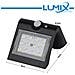 Lampada da parete LED solare senza fili con Sensori 220lm NERO - Foto miniatura 4