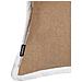 Set Di 2 Cuscini Ianthe Cotone 45 X 45 Cm Marrone Tinta Unita - Foto miniatura 6
