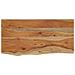 Mensola A Muro 40x30x3,8cm Rettangolare Legno Acacia Bordi Vivi - Foto miniatura 2