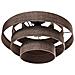 Plafoniera Erebato Lino Marrone - Foto miniatura 4