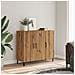 Credenza Rovere Artigianale 90x34x80 Cm In Legno Multistrato - Foto miniatura 3