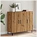 Credenza Rovere Artigianale 90x34x80 Cm In Legno Multistrato - Foto miniatura 1