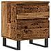 Comodino Legno Antico 40x35x50 Cm In Legno Multistrato - Foto miniatura 2