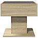 Lusso Casadino -  Tavolino Salotto Con Led Rovere Sonoma 50x50x45 Cm Multistrato - Foto miniatura 5