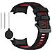 Cinturino In Silicone Bicolore Per Garmin Instinct 3 Red Modello 2 - Foto miniatura 1