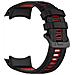 Cinturino In Silicone Bicolore Per Garmin Instinct 3 Red Modello 2 - Foto miniatura 4