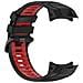 Cinturino In Silicone Bicolore Per Garmin Instinct 3 Red Modello 2 - Foto miniatura 5