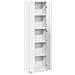Armadio Bianco 55x25x189 cm in legno ingegnerizzato - Foto miniatura 5