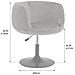 Sgabello Da Bar In Velluto Grigio Nolan - Foto miniatura 2