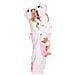 Pigiama Da Donna Tuta Kigurumi Onesie Unicorno Rosa Chiaro 145-155 Cm S - Foto miniatura 8