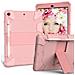 Custodia Per Ipad 8 10,2"" Armata Con Supporto E Alloggiamento Per Stilo Rosa - Foto miniatura 1