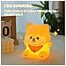 Simpatica Luce Notturna A Forma Di Panda - Lampada Da Comodino Ricaricabile Usb In Silicone Per Bambini - Foto miniatura 3