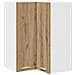 Armadio pensile Riga Rovere Artigiano e Bianco 57 x 57 x 80 cm - Foto miniatura 1