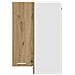 Armadio pensile Riga Rovere Artigiano e Bianco 57 x 57 x 80 cm - Foto miniatura 6