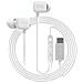 Auricolari In-ear Cablati Usb-c Con Microfono E Telecomando, Bianco - Foto miniatura 1