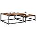 Tavolino da salotto 2 pcs Legno vecchio Legno multistrato - Foto miniatura 3