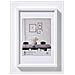 Steel Style Cornice In Plastica 50x70 Bianco - Foto miniatura 1