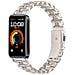 Elegante Bracciale In Acciaio Inossidabile Con Perle Compatibile Con Huawei Band 8/9/10 Starlight - Foto miniatura 2