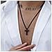 Collana Da Uomo Premium [loyal] | Acciaio Inossidabile | Catena Robusta | Chiusura Sicura | Nero | 60 Cm | Include Astuccio Per Gioielli - Foto miniatura 4