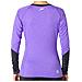 Rashguard casual femminile L /S, Ultra viola /nero - S - Foto miniatura 2
