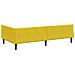 Struttura Letto Angolare con Materasso 2 pcs Giallo Velluto - Foto miniatura 9