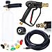 Set Pistola E Tubo Alta Pressione 10m Con Schiumogeno - Compatibile Con Idropulitrice Kärcher K2-k7 | 5 Ugelli | 200 Bar - Foto miniatura 1