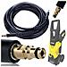 Set Pistola E Tubo Alta Pressione 10m Con Schiumogeno - Compatibile Con Idropulitrice Kärcher K2-k7 | 5 Ugelli | 200 Bar - Foto miniatura 3