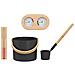 Set di Accessori per Sauna 4 pcs Nero - Foto miniatura 4