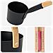 Set di Accessori per Sauna 4 pcs Nero - Foto miniatura 6
