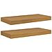Scaffale da parete 2 pcs Beige 50 x 23 x 4 cm Legno multistrato - Foto miniatura 1