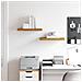 Scaffale da parete 2 pcs Beige 50 x 23 x 4 cm Legno multistrato - Foto miniatura 4