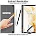 Cover con Tapa per Galaxy Tab S7 - Pelle /PU, Nero, Auto Wake /Sleep - Foto miniatura 2